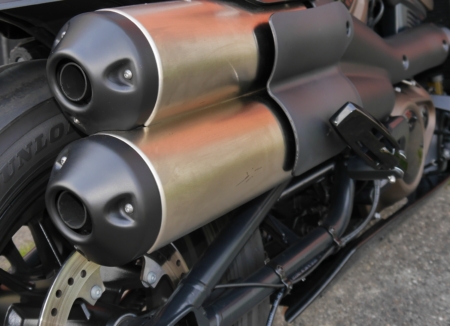 Verstellbarer Auspuff Harley Sportster S