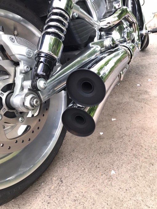 Harley VRSC V-Rod Night-Rod Street-Rod V-Rod Muscle 10th Anniversary Edition gerade schräge Auspuffkürzung