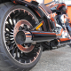 Harley Davidson / Slim S / Dyna Fat Bob / Blackline / Breakout / Fat Boy Special S / Cross Bones / Dyna Wild Glide verstellbarer Auspuff