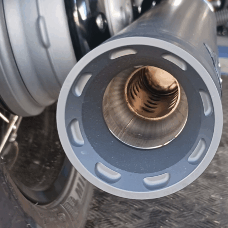 Verstellbarer Auspuff Vance and Hines Round