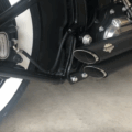 Verstellbarer Auspuffumbau für Vance and Hines Shortshots Staggered Black