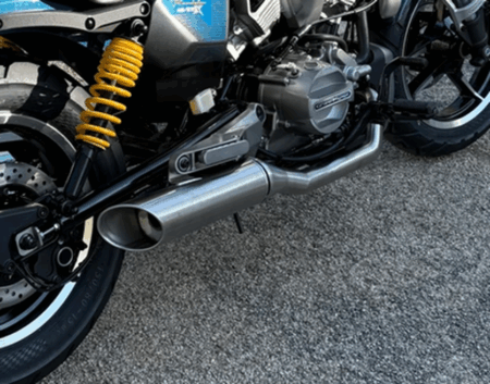 Verstellbarer Auspuff-Umbau Hyosung GV 125 X